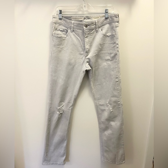 Pilcro and Letterpress, Anthropologie Pale Blue Jeans, Slim Straight - Size 29 - Picture 2 of 7